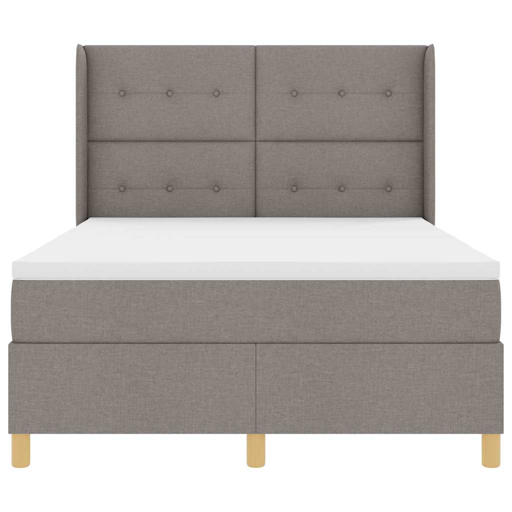 Letto a molle con testiera Talpa 140 x 190 cm Tessuto | homemem39