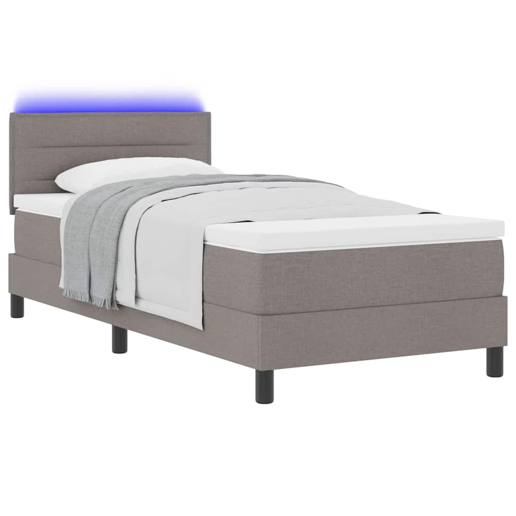 Letto a molle con materasso con led Talpa 90 x 200 cm Tessuto | homemem39