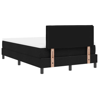Letto a molle con materasso con led Nero 120 x 190 cm Tessuto | homemem39