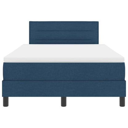 Letto a molle con materasso con led Blu 120 x 200 cm Tessuto | homemem39