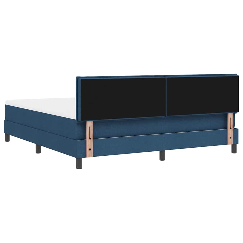 Letto a molle con materasso con led Blu 180 x 200 cm Tessuto | homemem39