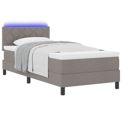 Letto a molle con strisce LED Talpa 100 x 200 cm Tessuto | homemem39