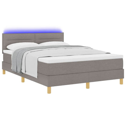 Letto a Sorgente LED con strisce LED Talpa 140 x 190 cm Tessuto | homemem39
