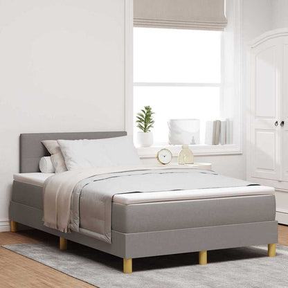 Letto a Sorgente LED con testiera Talpa 120 x 190 cm Tessuto | homemem39