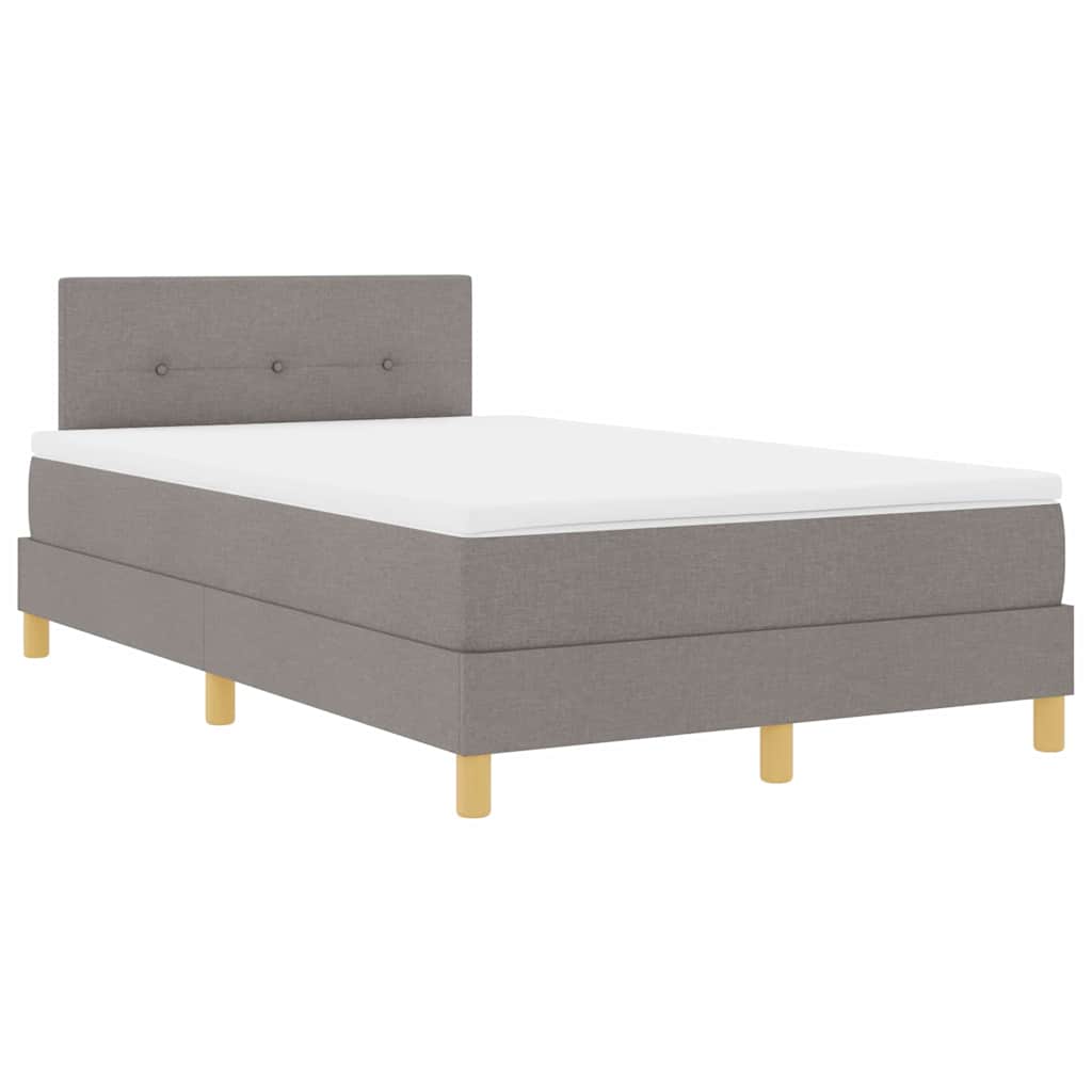 Letto a Sorgente LED con testiera Talpa 120 x 190 cm Tessuto | homemem39