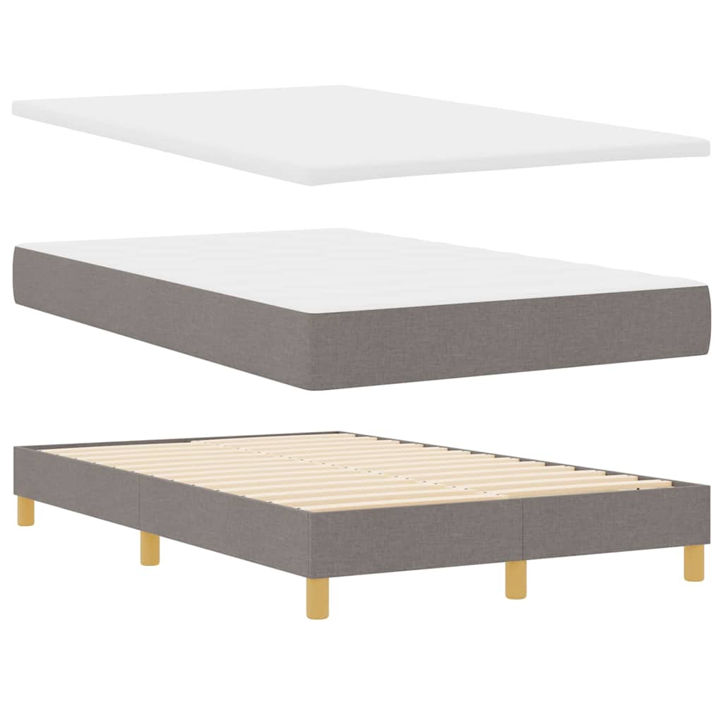 Letto a Sorgente LED con testiera Talpa 120 x 190 cm Tessuto | homemem39