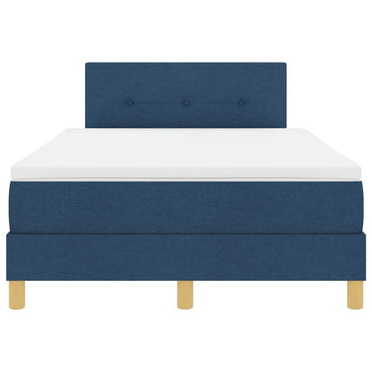 Letto a Sorgente LED con strisce LED Blu 120 x 200 cm Tessuto | homemem39