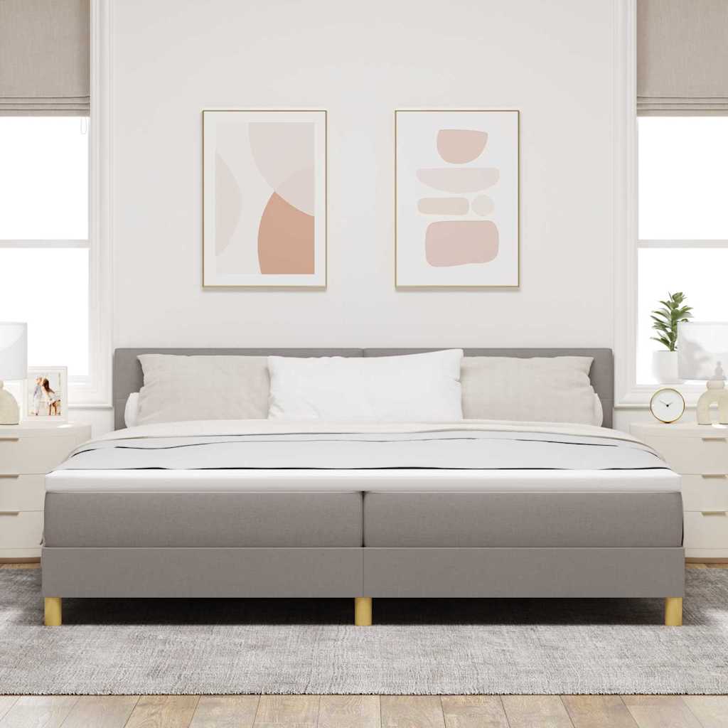 Letto a Sorgente LED con cuscino Talpa 200 x 200 cm Tessuto | homemem39
