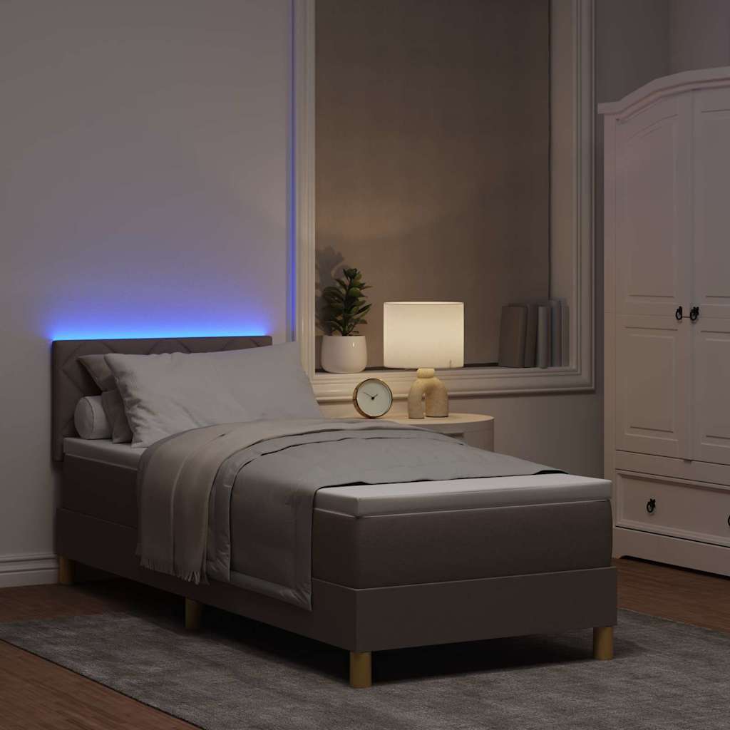Letto a Sorgente LED con strisce LED Talpa 80 x 200 cm Tessuto | homemem39