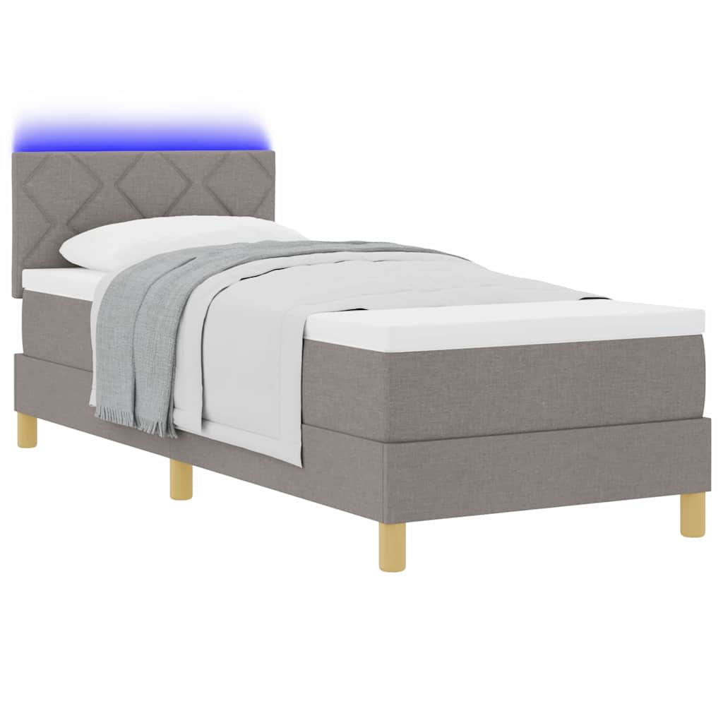 Letto a Sorgente LED con strisce LED Talpa 80 x 200 cm Tessuto | homemem39