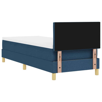 Letto a Sorgente LED con strisce LED Blu 80 x 200 cm Tessuto | homemem39