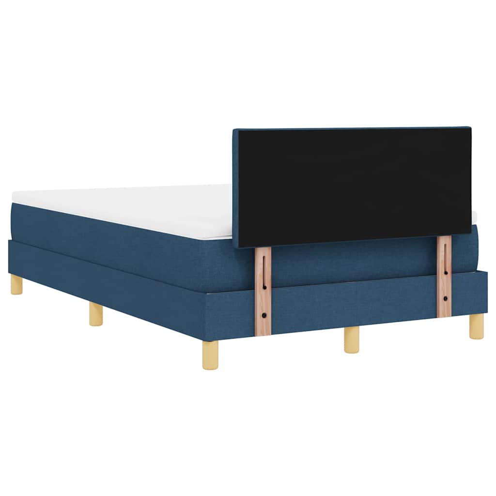 Letto a Sorgente LED con strisce LED Blu 120 x 200 cm Tessuto | homemem39