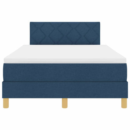 Letto a Sorgente LED con strisce LED Blu 120 x 200 cm Tessuto | homemem39