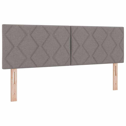 Letto a Sorgente LED con testiera Talpa 140 x 190 cm Tessuto | homemem39