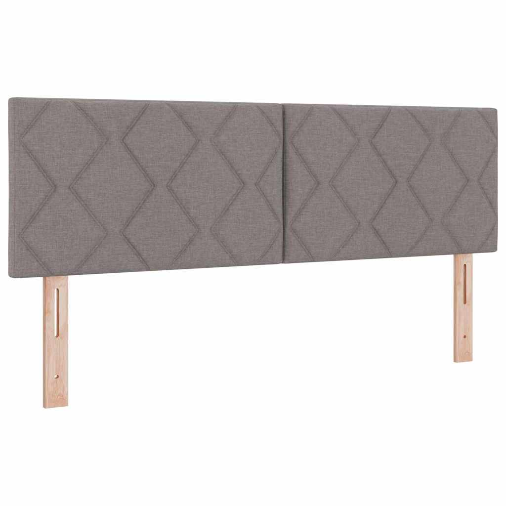 Letto a Sorgente LED con testiera Talpa 160 x 200 cm Tessuto | homemem39