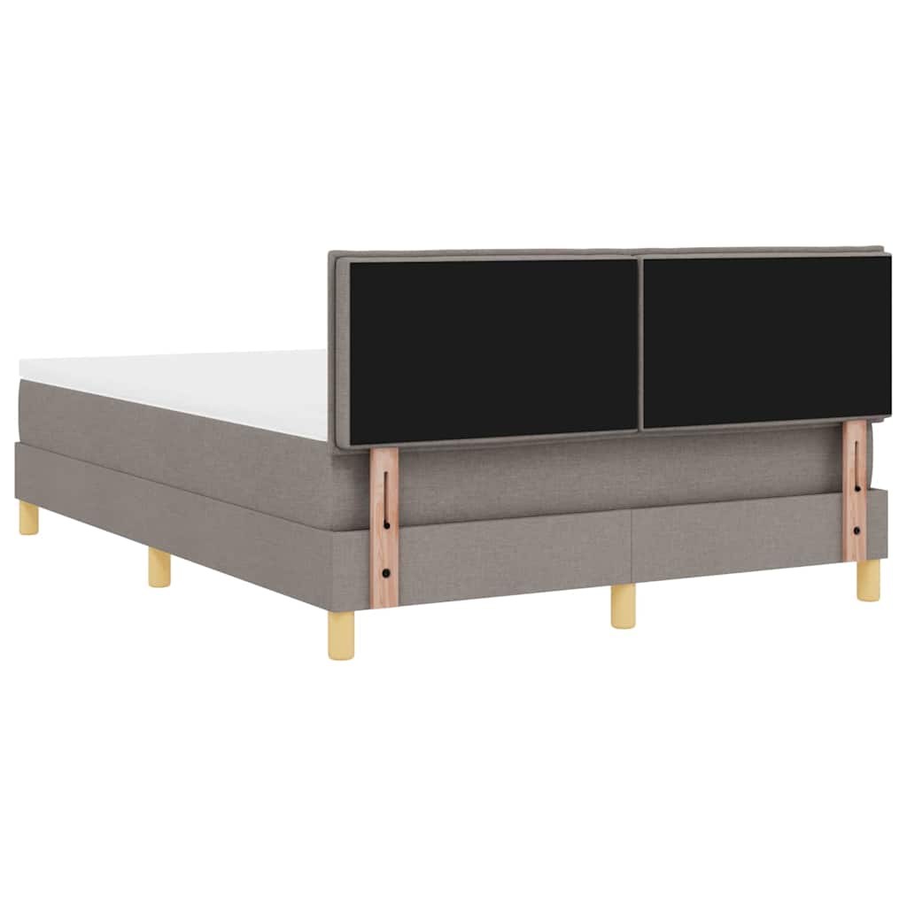 Letto a Sorgente LED con testiera Talpa 160 x 200 cm Tessuto | homemem39