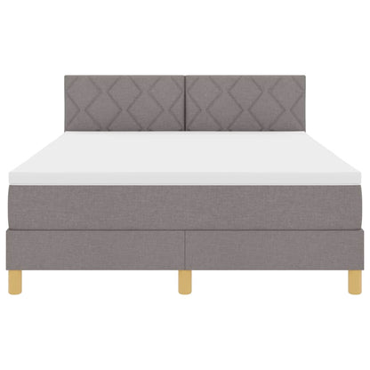 Letto a Sorgente LED con testiera Talpa 160 x 200 cm Tessuto | homemem39