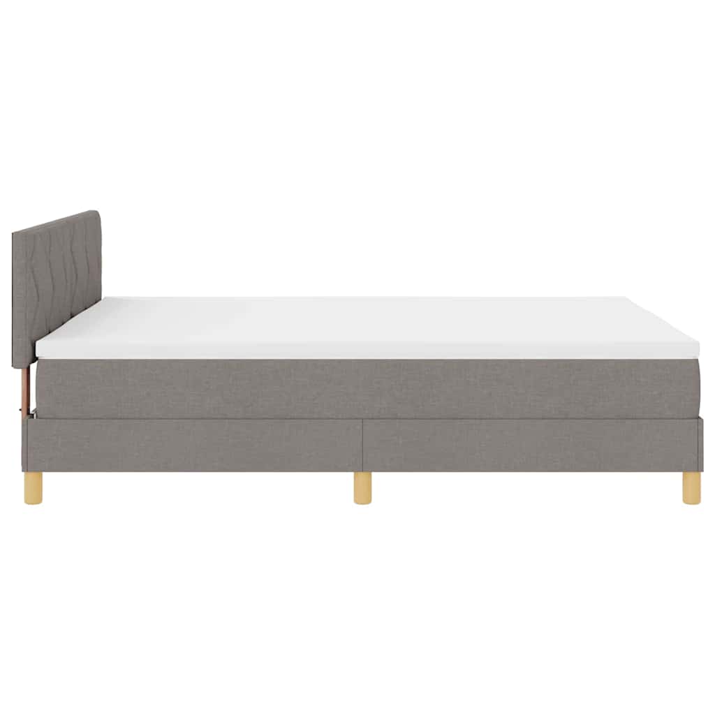 Letto a Sorgente LED con testiera Talpa 160 x 200 cm Tessuto | homemem39