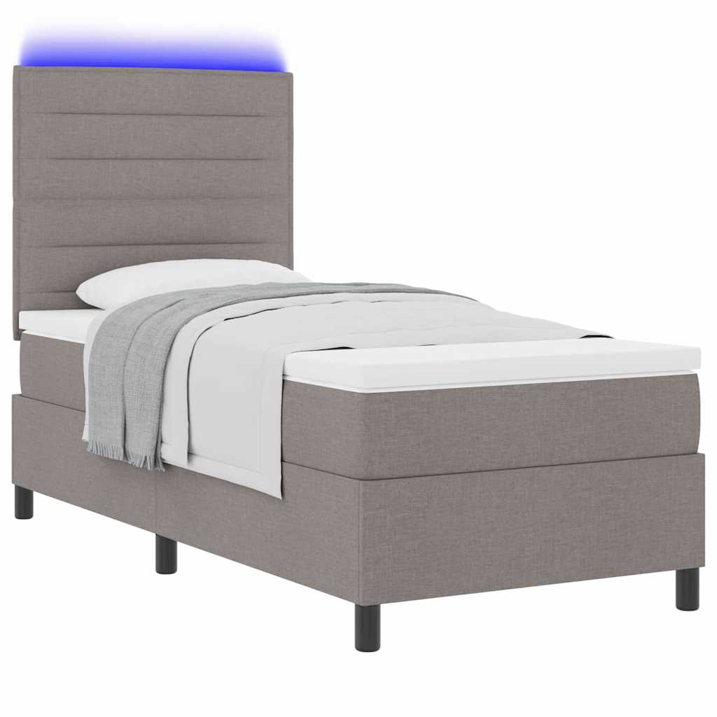Letto a molle con materasso con led Talpa 100 x 200 cm Tessuto | homemem39