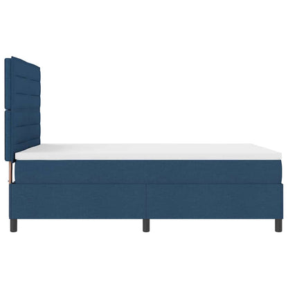 Letto a molle con materasso con led Blu 140 x 200 cm Tessuto | homemem39