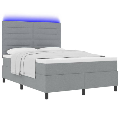Letto a molle con materasso Grigio chiaro 160 x 200 cm Tessuto | homemem39