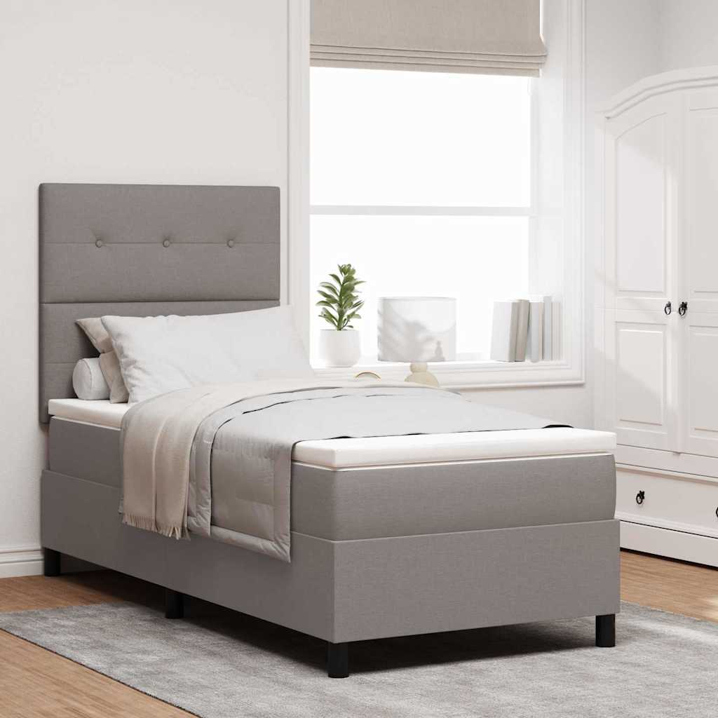 Letto a molle con strisce LED Talpa 100 x 200 cm Tessuto | homemem39