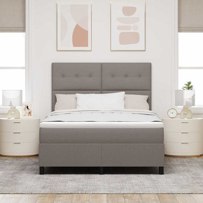 Letto a molle con strisce LED Talpa 140 x 190 cm Tessuto | homemem39