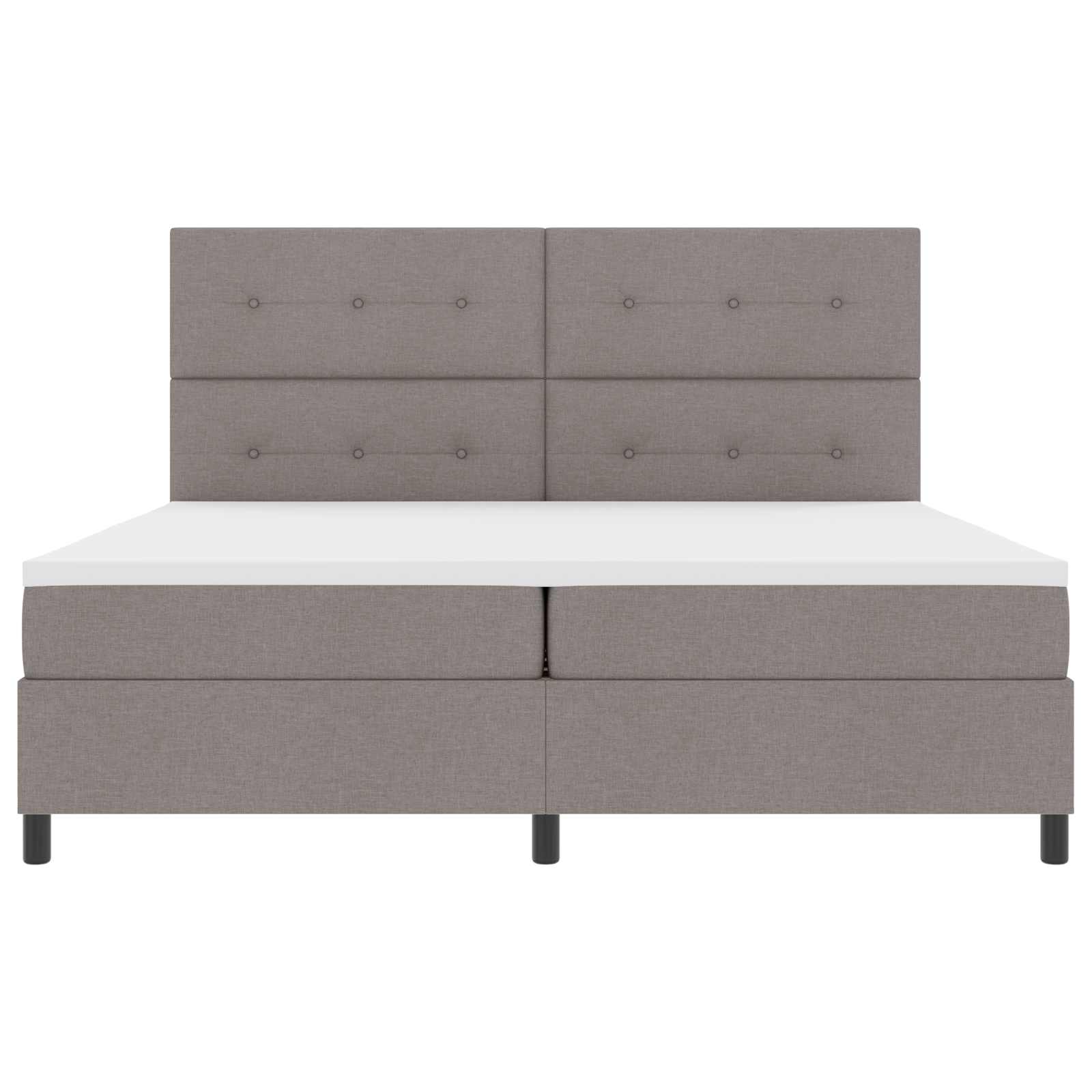 Letto a molle con strisce LED Talpa 200 x 200 cm Tessuto | homemem39