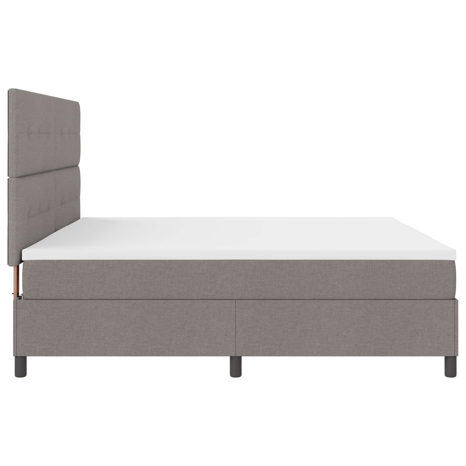 Letto a molle con strisce LED Talpa 200 x 200 cm Tessuto | homemem39