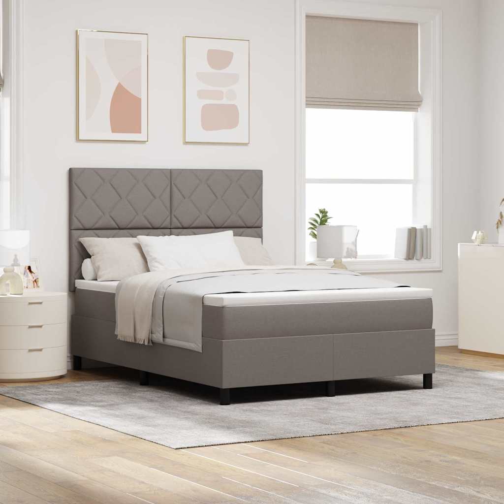 Letto a molle con strisce LED Talpa 140 x 190 cm Tessuto | homemem39