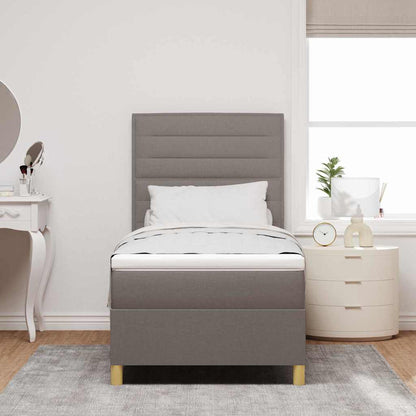 Letto a Sorgente LED con materasso Talpa 90 x 190 cm Tessuto | homemem39
