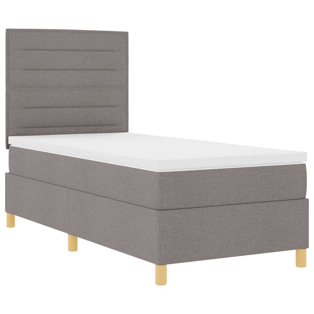 Letto a Sorgente LED con materasso Talpa 90 x 190 cm Tessuto | homemem39