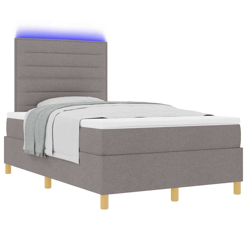 Letto a Sorgente LED con materasso Talpa 120 x 200 cm Tessuto | homemem39