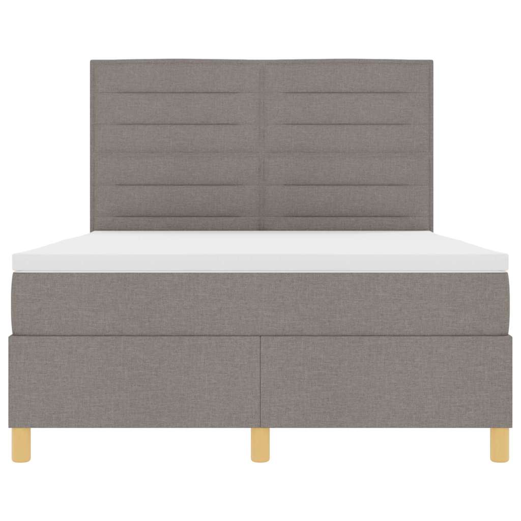 Letto a Sorgente LED con materasso Talpa 140 x 200 cm Tessuto | homemem39