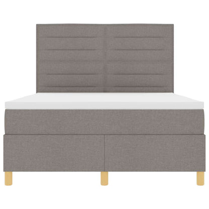 Letto a Sorgente LED con materasso Talpa 140 x 200 cm Tessuto | homemem39
