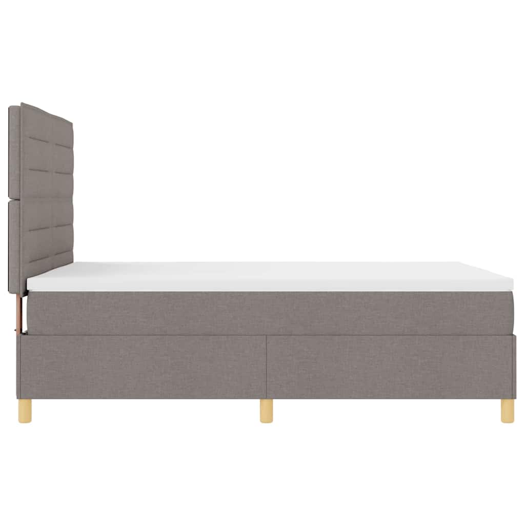 Letto a Sorgente LED con materasso Talpa 140 x 200 cm Tessuto | homemem39