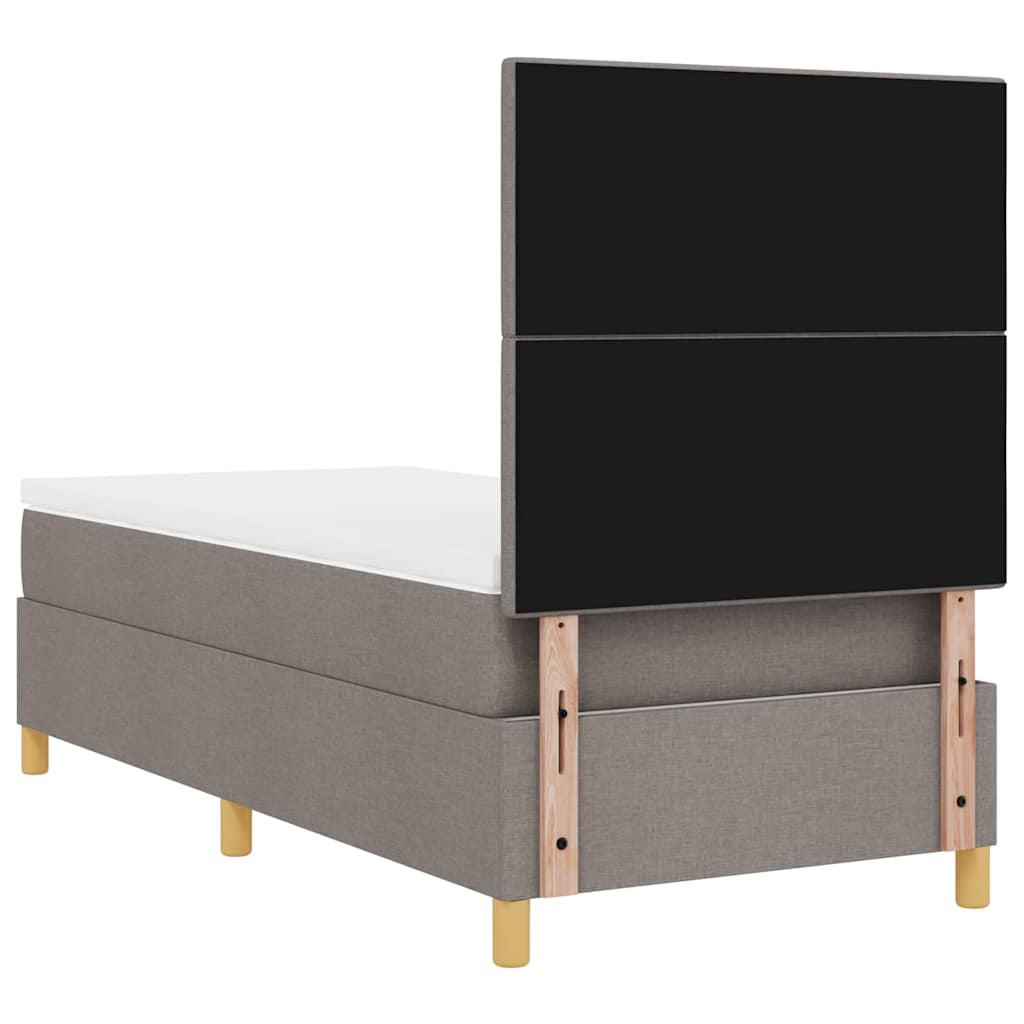 Letto a Sorgente LED con testiera Talpa 100 x 200 cm Tessuto | homemem39