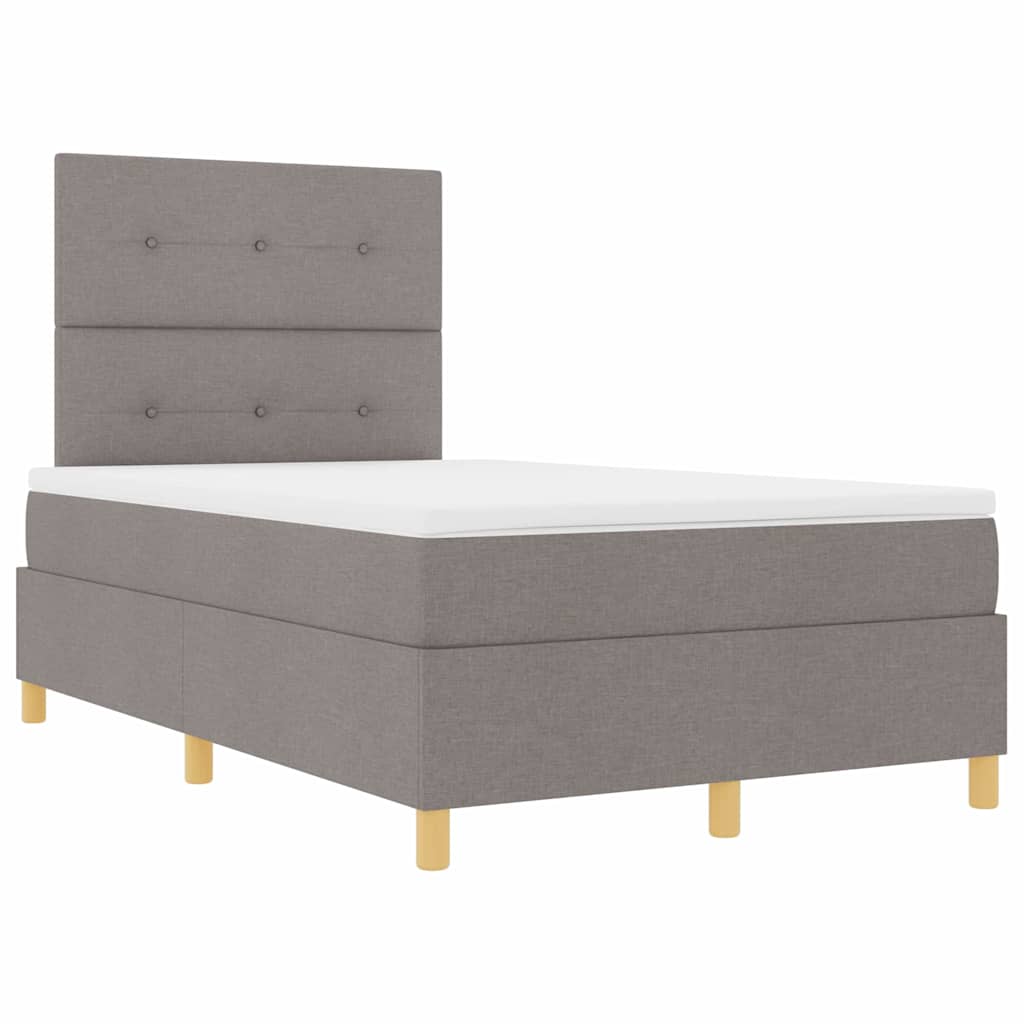 Letto a Sorgente LED con testiera Talpa 120 x 190 cm Tessuto | homemem39