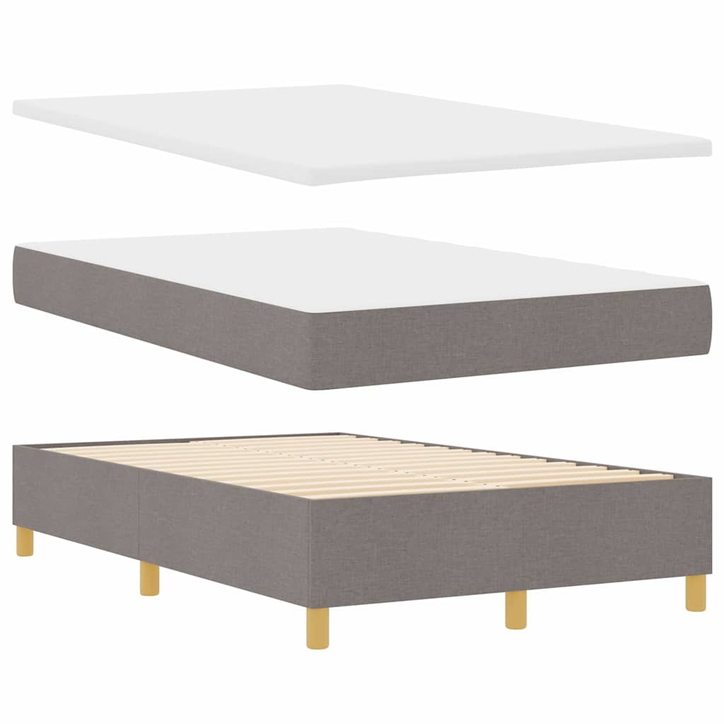 Letto a Sorgente LED con testiera Talpa 120 x 190 cm Tessuto | homemem39