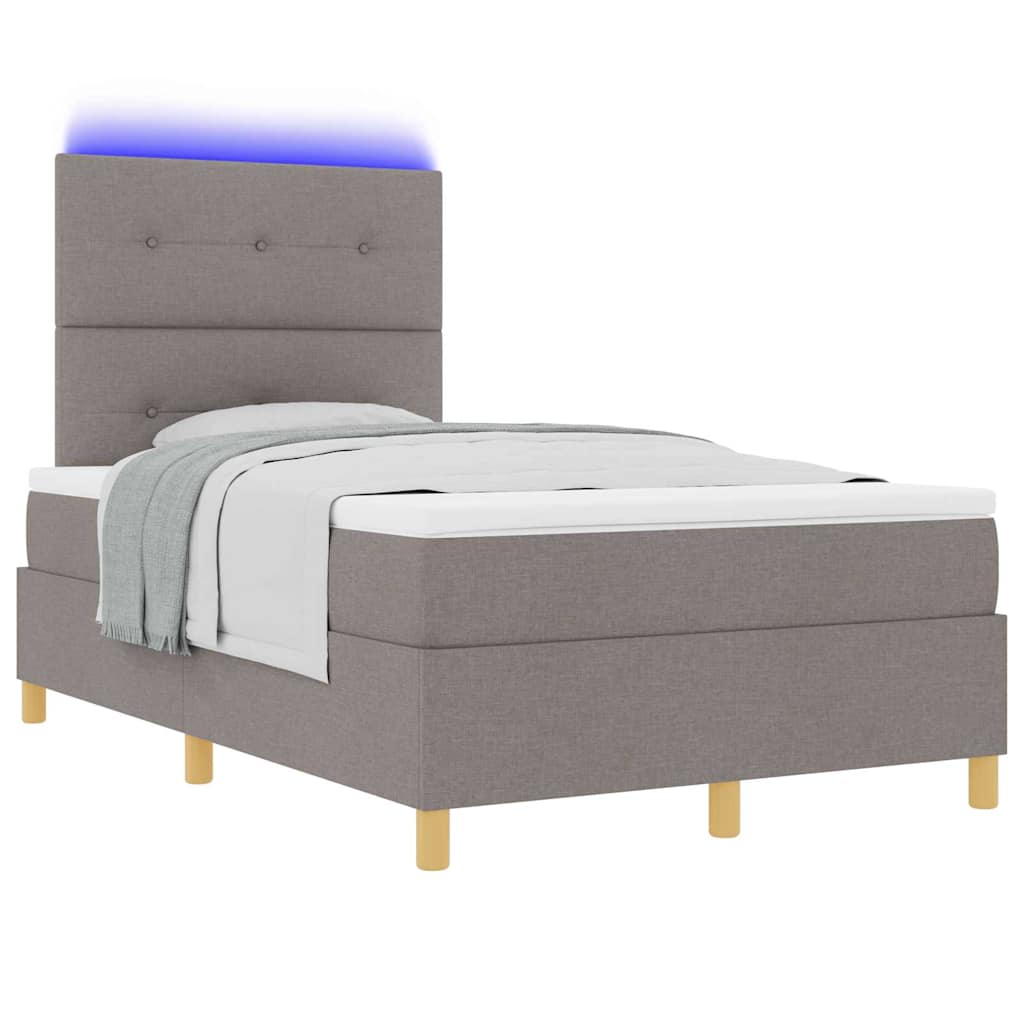 Letto a Sorgente LED con cuscino Talpa 120 x 200 cm Tessuto | homemem39