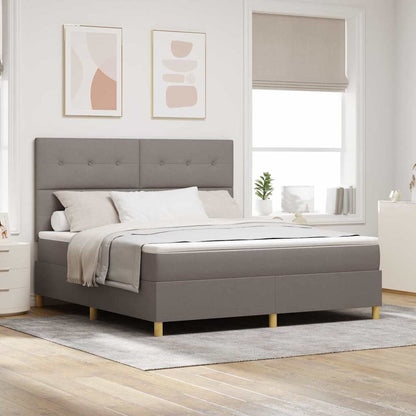 Letto a Sorgente LED con testiera Talpa 180 x 200 cm Tessuto | homemem39