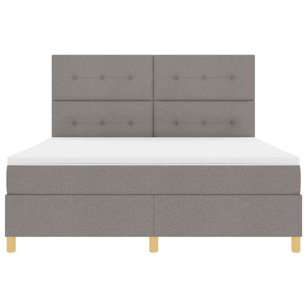 Letto a Sorgente LED con testiera Talpa 180 x 200 cm Tessuto | homemem39