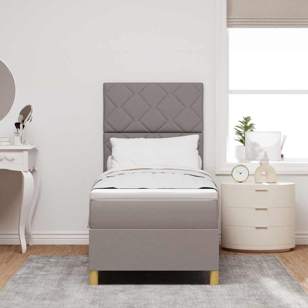Letto a Sorgente LED con testiera Talpa 80 x 200 cm Tessuto | homemem39