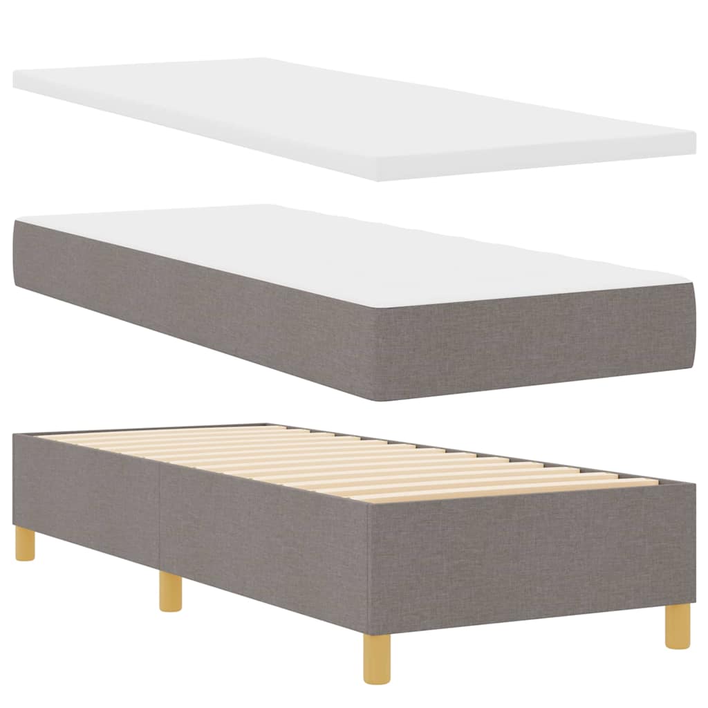 Letto a Sorgente LED con testiera Talpa 80 x 200 cm Tessuto | homemem39