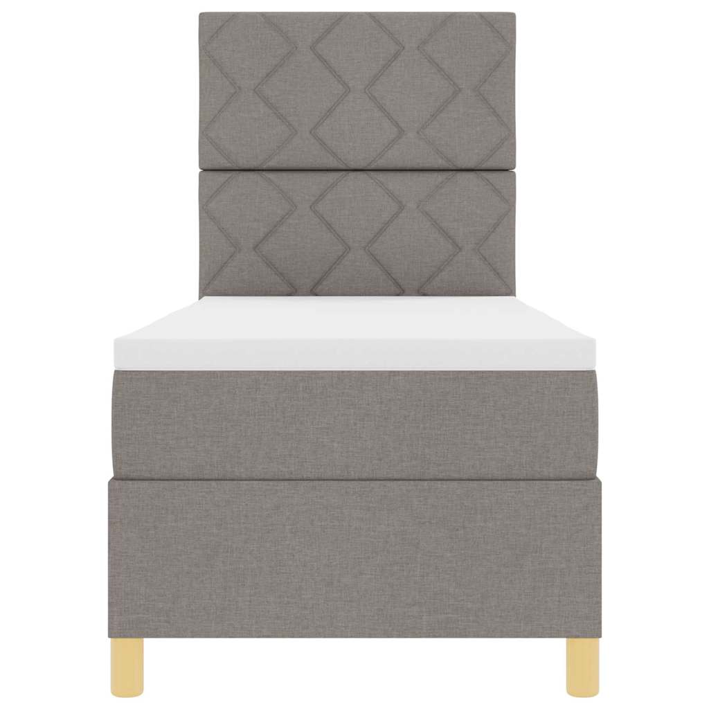 Letto a Sorgente LED con testiera Talpa 80 x 200 cm Tessuto | homemem39
