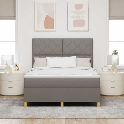 Letto a Sorgente LED con testiera Talpa 160 x 200 cm Tessuto | homemem39