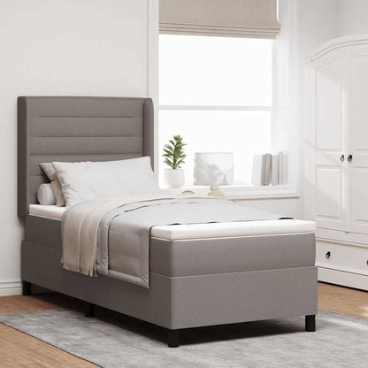 Letto a Sorgente LED con materasso Talpa 100 x 200 cm Tessuto | homemem39