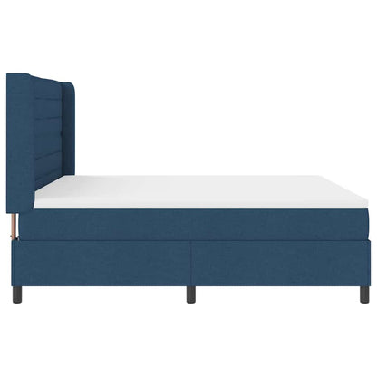 Letto a Sorgente LED con materasso Blu 180 x 200 cm Tessuto | homemem39