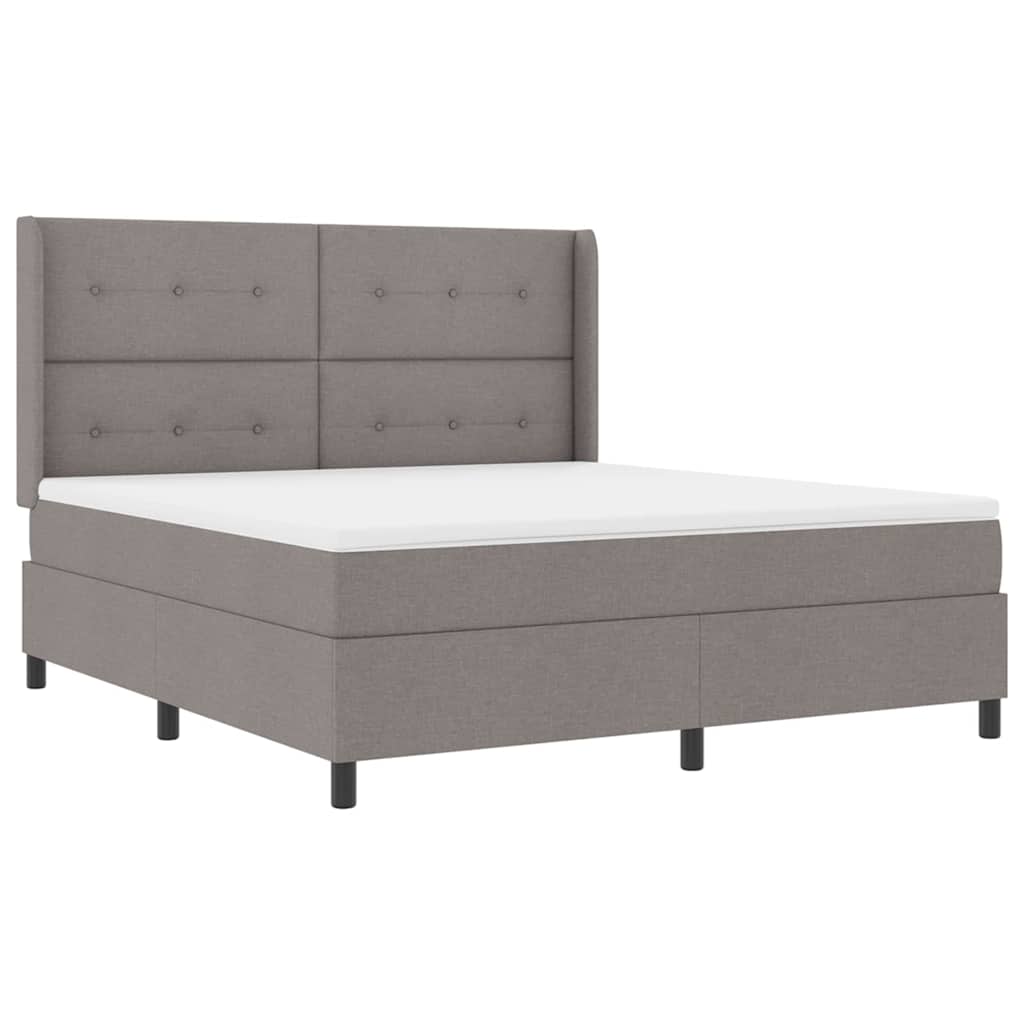 Letto a Sorgente LED con testiera Talpa 180 x 200 cm Tessuto | homemem39