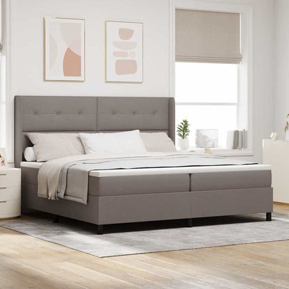 Letto a Sorgente LED con testiera Talpa 200 x 200 cm Tessuto | homemem39